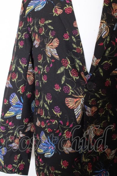 画像2: ALTER VENOMV ジャケット.総柄テーラード /ブラック/L O-22-11-21-037-AL-ja-YM-ZT048 (2)