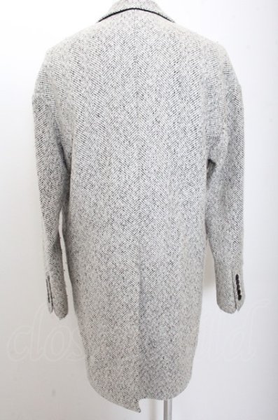 画像3: NO ID. コート.ツイードBIGチェスター /ホワイト/1 O-22-11-21-017-NO-ou-YM-ZT277 (3)