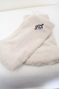 【WINTERセール】KRY clothing アームウォーマー.OJISAN /アイボリー/ O-22-11-21-004-KR-za-YM-ZT344