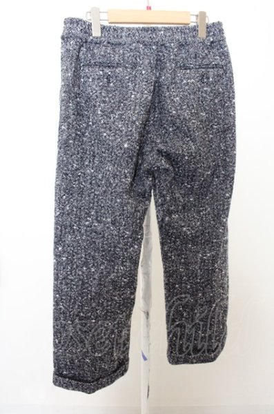 画像3: NO ID. パンツ.ウールツイードバギー /ネイビー/1 O-22-11-21-024-NO-pa-YM-ZT236 (3)