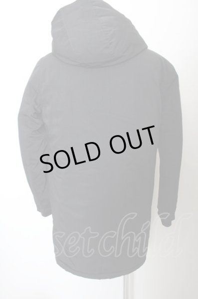 画像3: NO ID. コート.ナイロン中綿フーデッドハーフ /ブラック/3 O-22-11-24-032-NO-ou-YM-ZT481 (3)