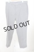 【SALE】VANQUISH パンツ.クロップドスラックス /グレー/M O-22-11-24-059-VA-pa-YM-ZT491