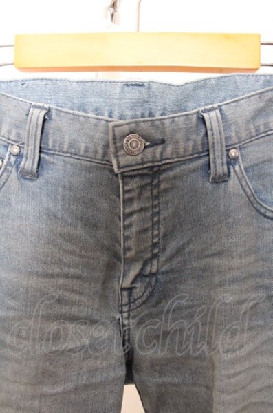 画像2: TORNADO MART パンツ.ベビーコーティングスキニー /ブルー/S O-22-11-24-065-TO-pa-YM-ZT036 (2)