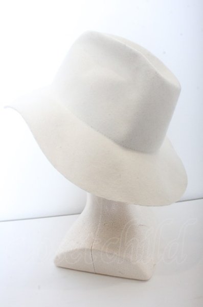 画像2: Moonage Devilment(清春) ハット.Felt Hat /ホワイト/S O-22-11-24-095-Mo-za-YM-ZT134 (2)