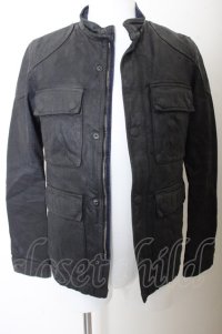 【WINTERセール】DELAY by Win ＆ sons ジャケット.コーティングM-65 /ブラック/1 O-22-11-24-019-DE-ja-YM-ZT162