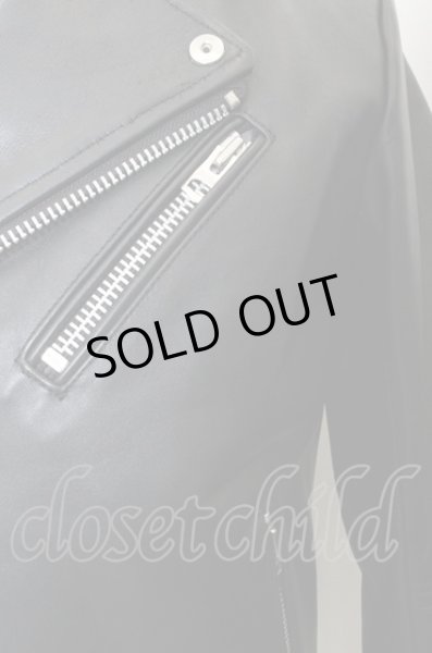 画像4: GOSTAR DE FUGA ジャケット.レザーダブルライダース /ブラック/46 O-22-11-24-027-GO-ja-YM-ZT-M110 (4)