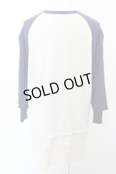 画像4: glamb トップス.ラグランレイヤードスウェット /ライトグレー?ネイビー/2 O-22-11-30-031-ET-ts-IG-ZT148 (4)