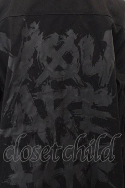 画像2: Zephyren ジャケットバックペイントミリタリー /ブラック/L O-22-11-30-032-ET-ja-IG-ZT242 (2)