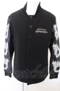 【WINTERセール】Zephyren ジャケット.レザースリーブブルゾン /ブラック/M O-22-11-30-033-ET-ja-IG-ZT242