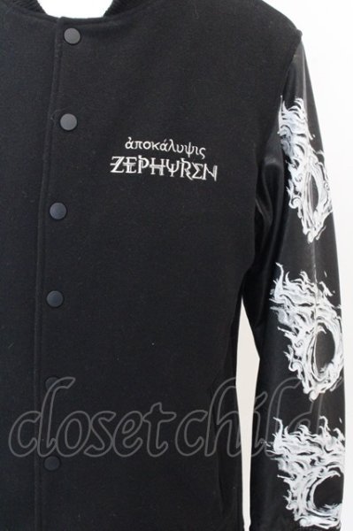 画像2: Zephyren ジャケット.レザースリーブブルゾン /ブラック/M O-22-11-30-033-ET-ja-IG-ZT242 (2)