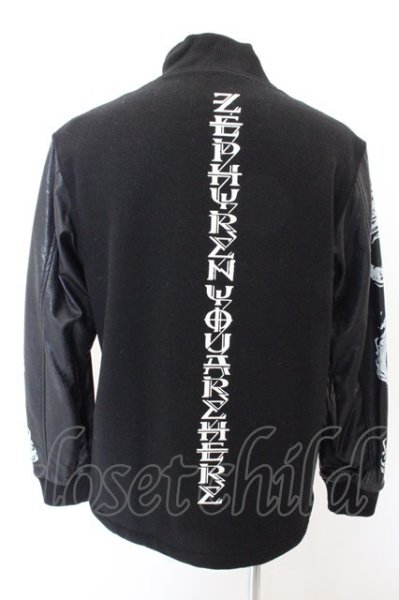 画像4: Zephyren ジャケット.レザースリーブブルゾン /ブラック/M O-22-11-30-033-ET-ja-IG-ZT242 (4)