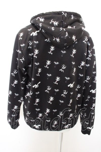 画像4: NieR CLOTHINGジャケット.超防寒裏地もこもこ総柄アウター /ブラック/ O-22-11-30-043-SE-to-IG-ZT157 (4)