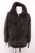 【WINTERセール】Moonage Devilment(清春) パーカー.MaD×PROPA9ANDA Fur Zip Hoodie /D.BW/44 O-22-12-04-027-Mo-ou-YM-ZT-M010