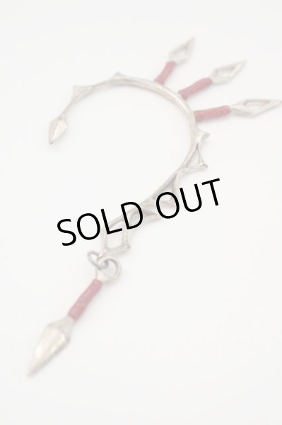 画像3: 1.69[one.rock] イヤーフック.苦無 /シルバ-×レッド/F T-22-12-09-035-ON-ac-KN-ZT494 (3)