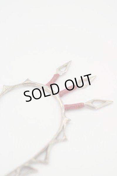 画像4: 1.69[one.rock] イヤーフック.苦無 /シルバ-×レッド/F T-22-12-09-035-ON-ac-KN-ZT494 (4)