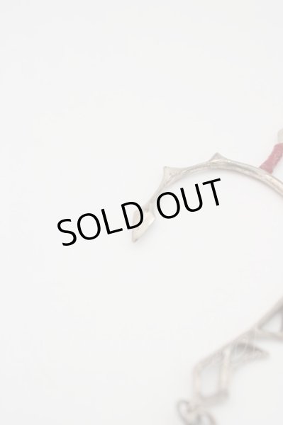 画像5: 1.69[one.rock] イヤーフック.苦無 /シルバ-×レッド/F T-22-12-09-035-ON-ac-KN-ZT494 (5)