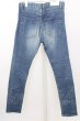 画像2: Moonage Devilment(清春) パンツ.RESOUND CLOTHINGコラボ washed repair skinny /インディゴ/1 T-22-12-10-021-Mo-pa-KN-ZT099 (2)