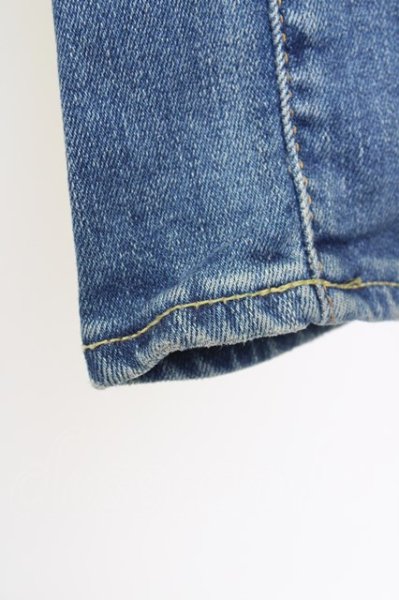 画像6: Moonage Devilment(清春) パンツ.RESOUND CLOTHINGコラボ washed repair skinny /インディゴ/1 T-22-12-10-021-Mo-pa-KN-ZT099 (6)