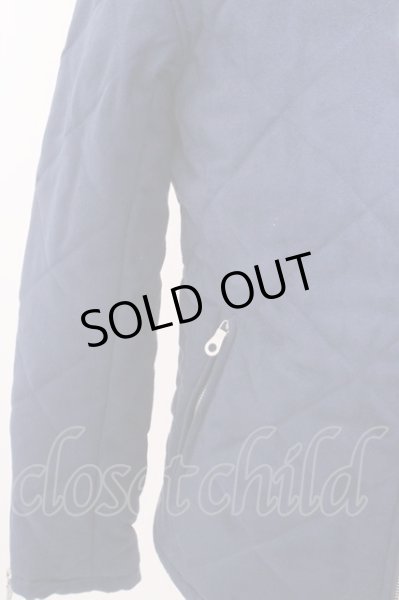 画像3: NO ID. ジャケット.フェイクスウェードダイヤキルティングフーデッド /ネイビー/1 O-22-12-18-081-NO-ja-YM-ZT-ML010 (3)