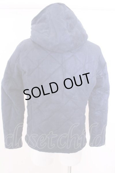 画像4: NO ID. ジャケット.フェイクスウェードダイヤキルティングフーデッド /ネイビー/1 O-22-12-18-081-NO-ja-YM-ZT-ML010 (4)