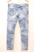 画像2: 【WINTERセール】GOSTAR DE FUGA パンツ.レーザー加工クロップドストレッチスキニー /ライトブルー/46 T-22-12-21-029-GO-pa-YM-ZT227 (2)