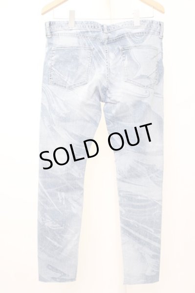 画像2: GOSTAR DE FUGA パンツ.レーザー加工クロップドストレッチスキニー /ライトブルー/46 T-22-12-21-029-GO-pa-YM-ZT227 (2)