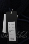 画像9: 【WINTERセール】LUXE／R パーカー.ポリニットジャガードラインプル /ネイビー/L T-22-12-21-013-LU-to-YM-ZT132