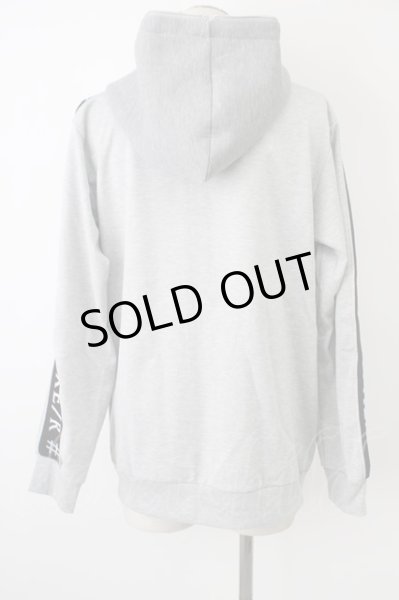 画像2: LUXE／R パーカー.袖ジャガードラインジップアップ /グレー/L T-22-12-21-014-LU-to-YM-ZT466 (2)