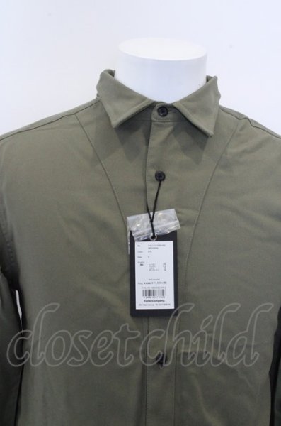 画像2: Black by VANQUISH コート.ストレッチツイルロング /カーキ/S O-22-12-22-031-Bl-ou-YM-ZT159 (2)