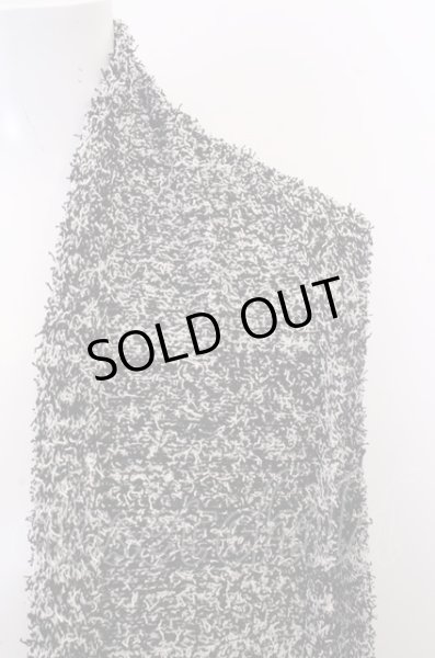 画像2: FUGA カーディガン.SENTIRE パイルロング /ブラックｘホワイト/44 O-22-12-22-037-FU-to-YM-ZT390 (2)