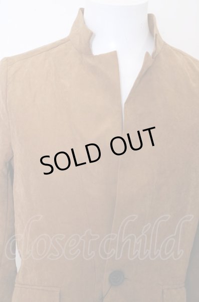 画像2: NO ID. ジャケット.Pスエードスタンドカラーチェスター /ブラウン/1 O-22-12-22-042-NO-ja-YM-ZT115 (2)