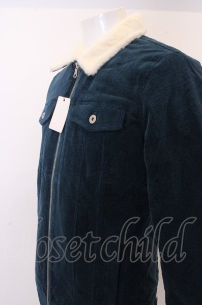 画像4: NO ID. ジャケット.ボアZIP-Gジャン /ターコイズ/1 O-22-12-22-046-NO-ja-YM-ZT159 (4)