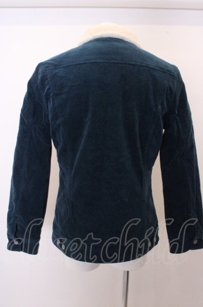 画像5: NO ID. ジャケット.ボアZIP-Gジャン /ターコイズ/1 O-22-12-22-046-NO-ja-YM-ZT159 (5)