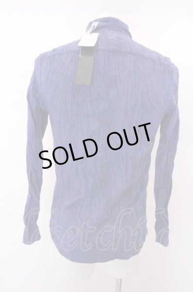 画像4: FUGA シャツ.Windy カラースウェード /ブルー/44 O-22-12-22-050-FU-sh-YM-ZT159 (4)