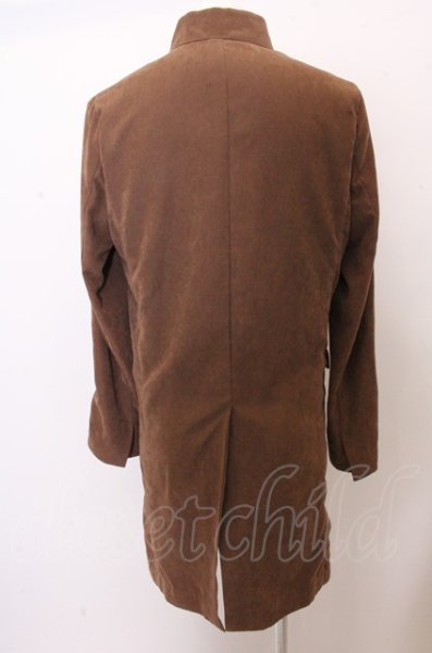 画像2: NO ID. ジャケット.Ｐスエードスタンドカラーチェスター /ブラウン/1 O-22-12-26-054-NO-ja-YM-ZT017 (2)