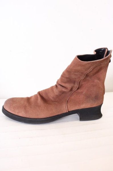 画像2: NO ID. ブーツ.キップスムースバックZIPドレープ O-22-12-26-083-NO-sho-YM-ZT-S006 (2)