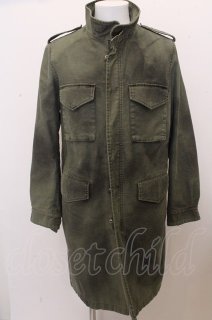 Moonage Devilment(清春) ジャケット.ラムレザーM-65 /グレーカーキ/48