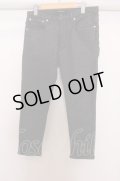 【SALE】Moonage Devilment(清春) パンツ.コットンストレッチクロップドスキニー O-22-12-26-151-Mo-pa-YM-ZT108