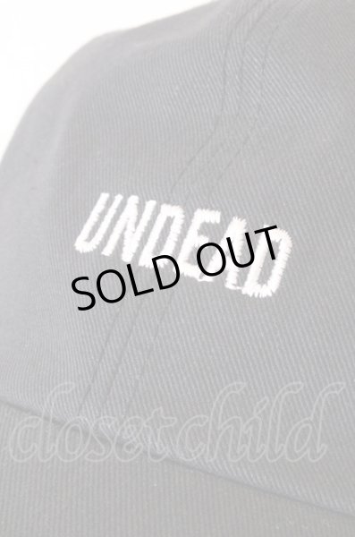 画像2: Moonage Devilment(清春) キャップ.ベースボールキャップUNDEAD /ブラック/ O-22-12-26-164-Mo-za-YM-ZT414 (2)