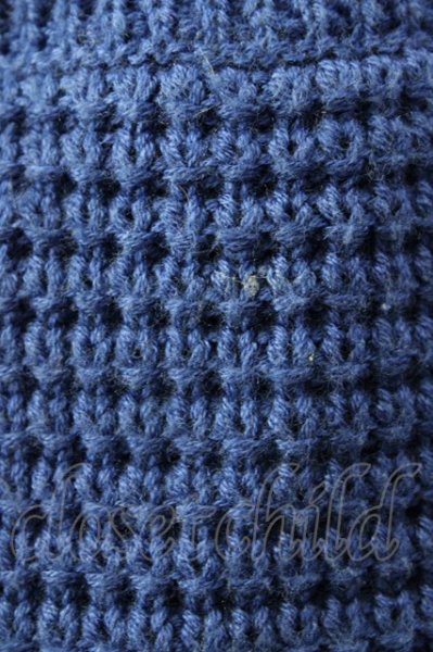 画像6: GOSTAR DE FUGA カーデ.Exclusive ショールニット /ブルー/46 T-22-12-27-002-GO-to-YM-ZT225 (6)