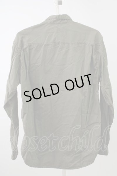 画像2: JACKROSE シャツ.ロゴプリントコットン /カーキ/3 T-22-12-27-009-JA-sh-YM-ZT434 (2)