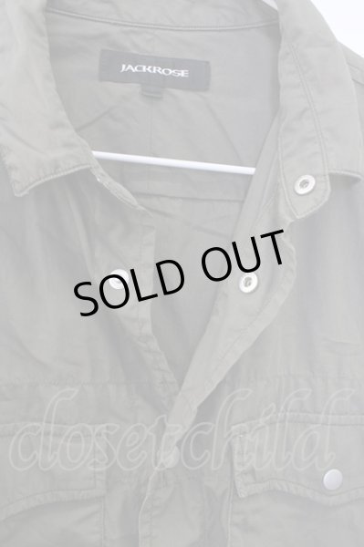 画像3: JACKROSE シャツ.ロゴプリントコットン /カーキ/3 T-22-12-27-009-JA-sh-YM-ZT434 (3)