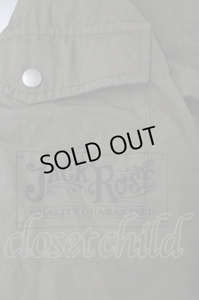 画像4: JACKROSE シャツ.ロゴプリントコットン /カーキ/3 T-22-12-27-009-JA-sh-YM-ZT434 (4)