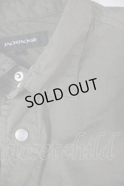 画像5: JACKROSE シャツ.ロゴプリントコットン /カーキ/3 T-22-12-27-009-JA-sh-YM-ZT434 (5)