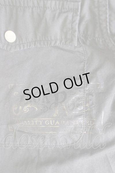 画像5: JACKROSE シャツ.ロゴプリントコットン /ブラック/3 T-22-12-27-015-JA-sh-YM-ZT195 (5)