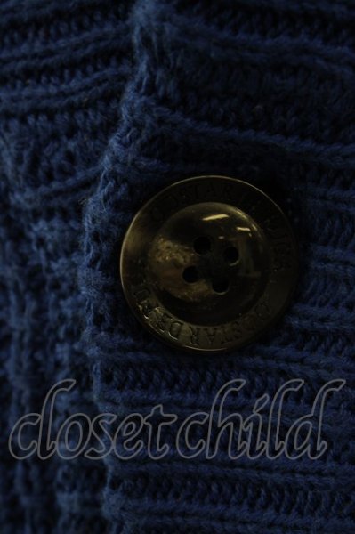 画像3: GOSTAR DE FUGA カーデ.Exclusive ショールニット /ブルー/46 T-22-12-27-002-GO-to-YM-ZT225 (3)