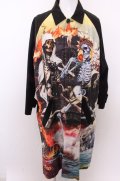 【WINTERセール】KIDILL コート.Inferno Wide Coat /ブラックｘパターン/46 O-22-12-28-033-ET-ou-YM-ZT145