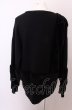 画像2: CIVARIZE カットソー.Jolt ファー切り替えプルオーバービッグスウェット /ブラック/F O-22-12-28-048-CI-ts-YM-ZT150 (2)
