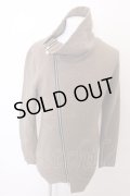 【SALE】NO ID. カーディガン.オフタートルZIP-CDカットソー /モカ/1 O-22-12-30-108-NO-to-YM-ZT149