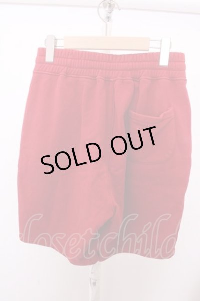 画像2: MENTAL(清春) パンツ.ショートスウェット /レッド/46 O-22-12-30-127-ET-pa-YM-ZT208 (2)